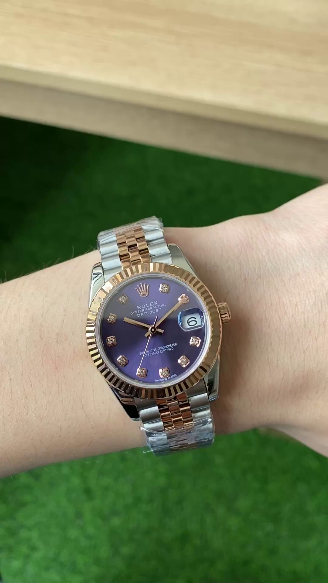 Replica Rolex Datejust 28 Oystersteel and Rose Gold m279171 0015 Lady Watch - QualitySwissReplica