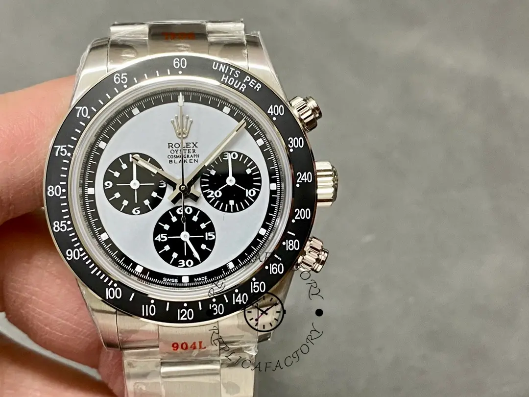 Replica Rolex Daytona Cosmograph 6263 White Dial Stainless Steel Paul Newman Watch - QualitySwissReplica
