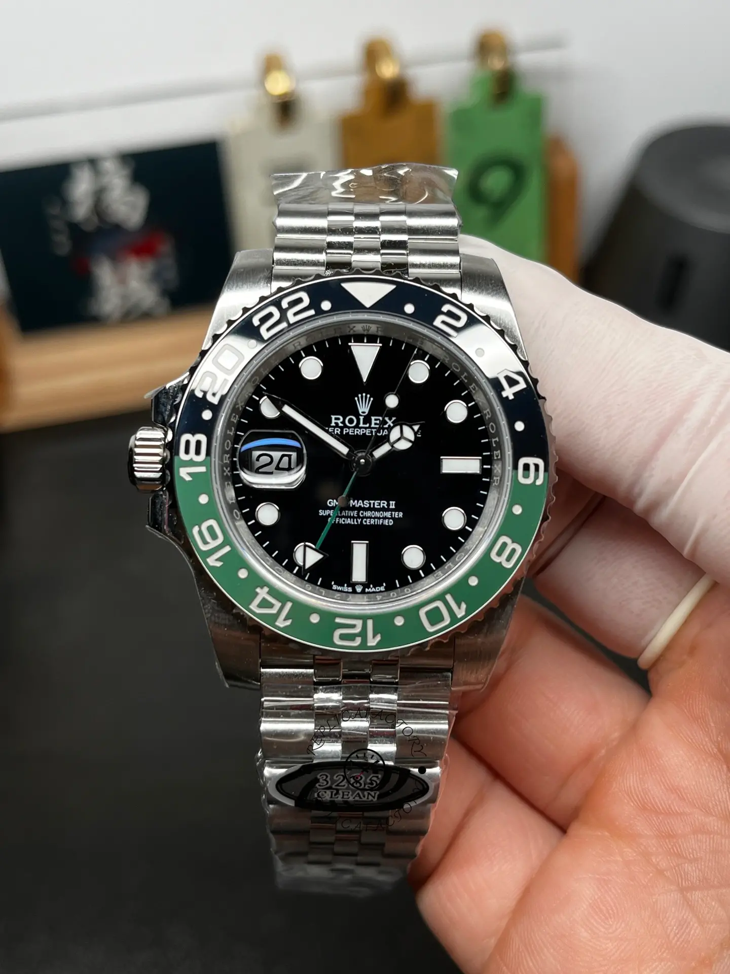 Replica Rolex GMT-Master II 126720VTNR Black Dial Stainless steel 40MM Mens Watch - QualitySwissReplica